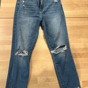 Abercrombie & Fitch super skinny ankle high rise curve love jean size 10/30S